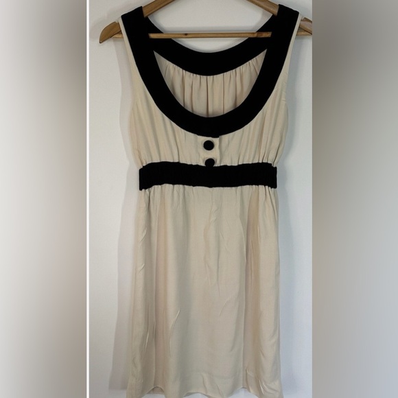 kate spade bisque crepe button back elegant sz6 dress goddess/Audrey Hepburn - Picture 7 of 14